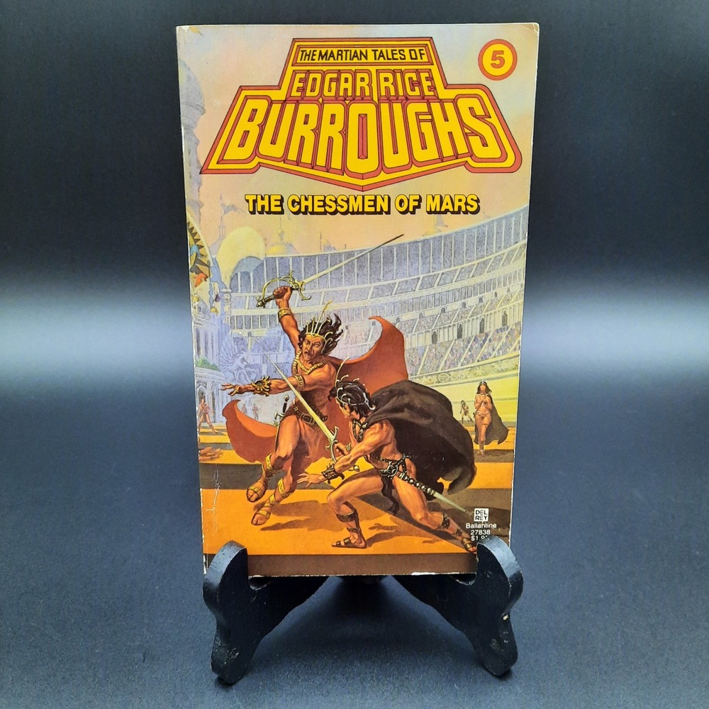 VTG 1979 The‎ Chessmen of Mars Edgar Rice Burroughs Ballantine Books 5 Paperback